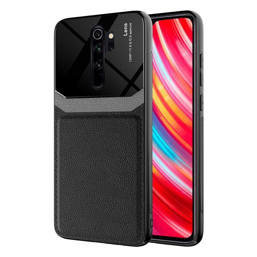 Xiaomi Redmi Note 8 Pro Kılıf Zore Emiks Kapak Kırmızı