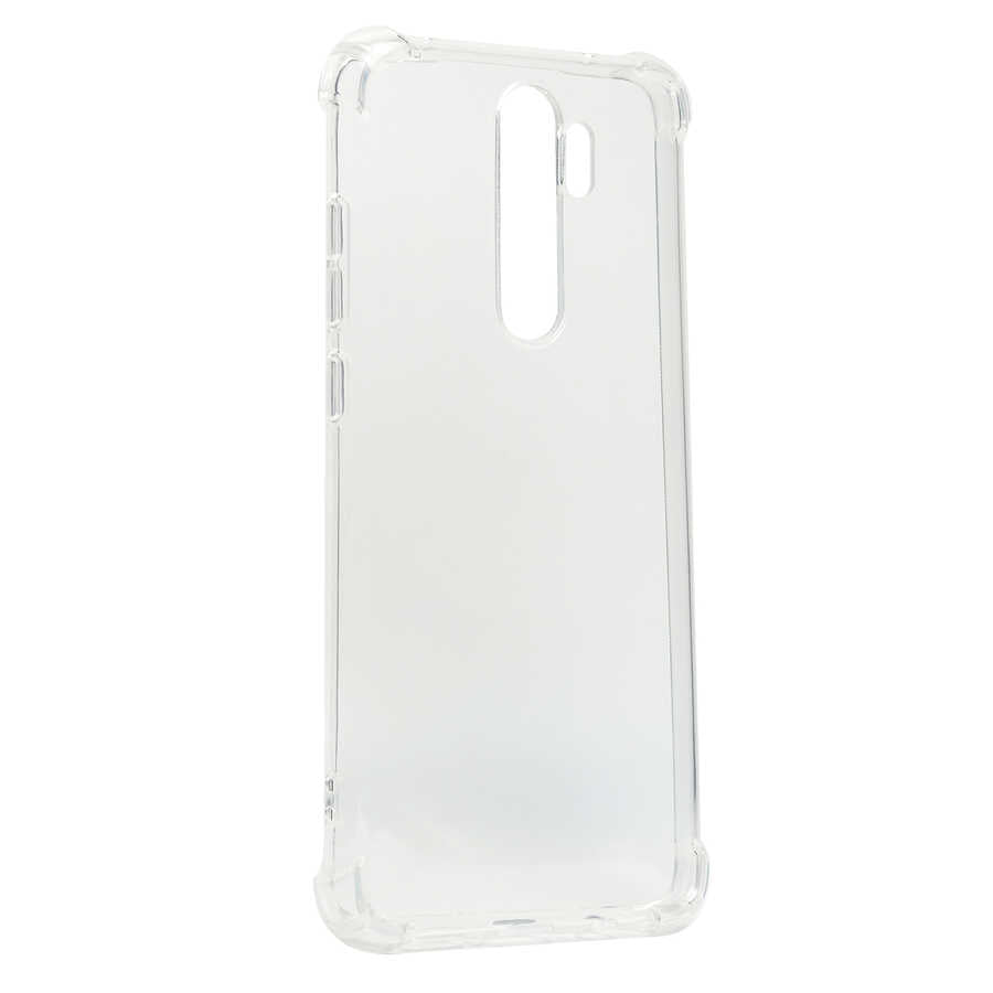 Xiaomi Redmi Note 8 Pro Kılıf Zore Kamera Korumalı Nitro Anti Shock Silikon Renksiz