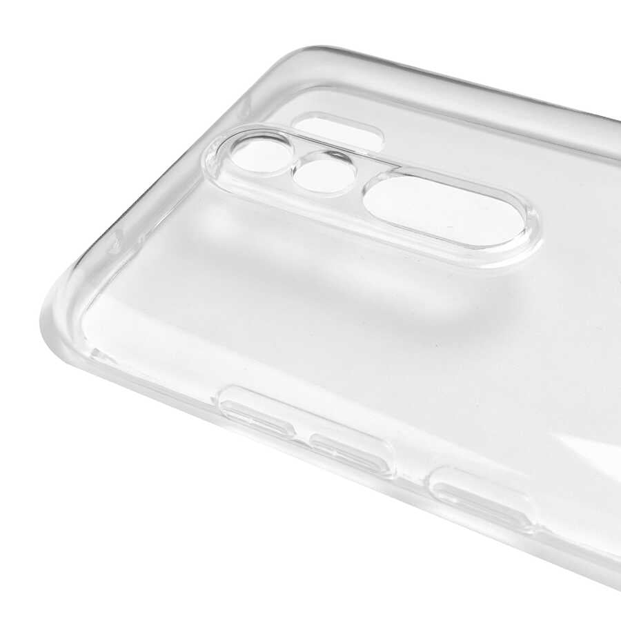 Xiaomi Redmi Note 8 Pro Kılıf Zore Kamera Korumalı Süper Silikon Kapak Renksiz