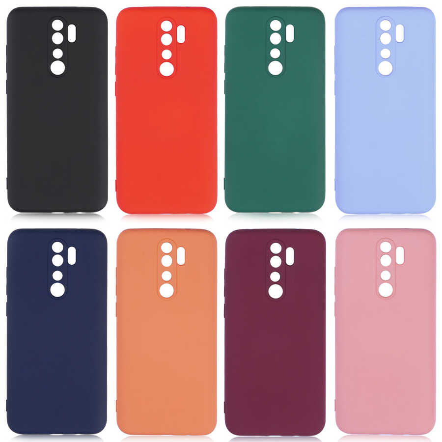 Xiaomi Redmi Note 8 Pro Kılıf Zore Mara Lansman Kapak Turuncu