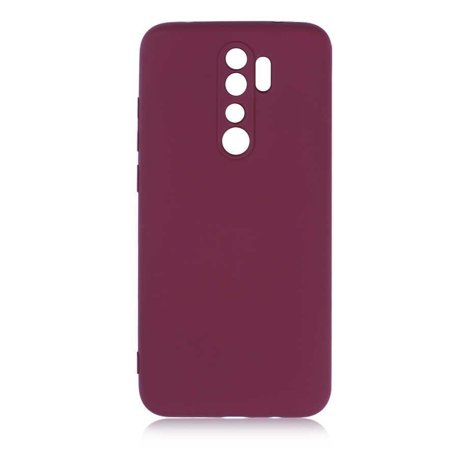Xiaomi Redmi Note 8 Pro Kılıf Zore Mara Lansman Kapak Koyu Mor