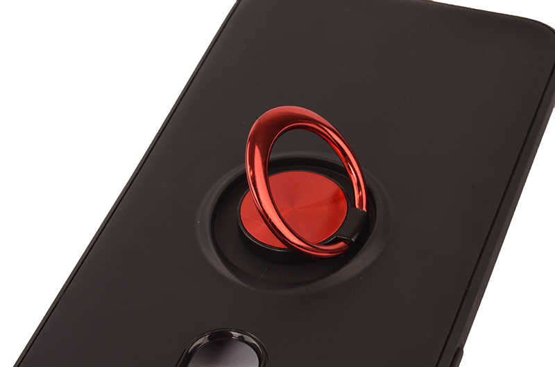 Xiaomi Redmi Note 8 Pro Kılıf Zore Ravel Silikon Kapak Siyah-Rose Gold