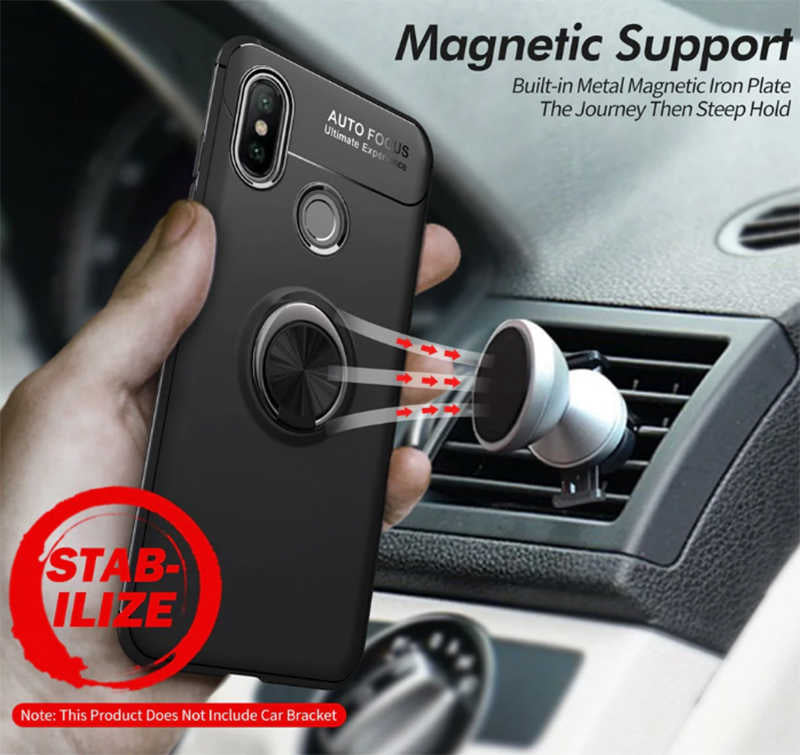 Xiaomi Redmi Note 7 Kılıf Zore Ravel Silikon Kapak Siyah-Mavi