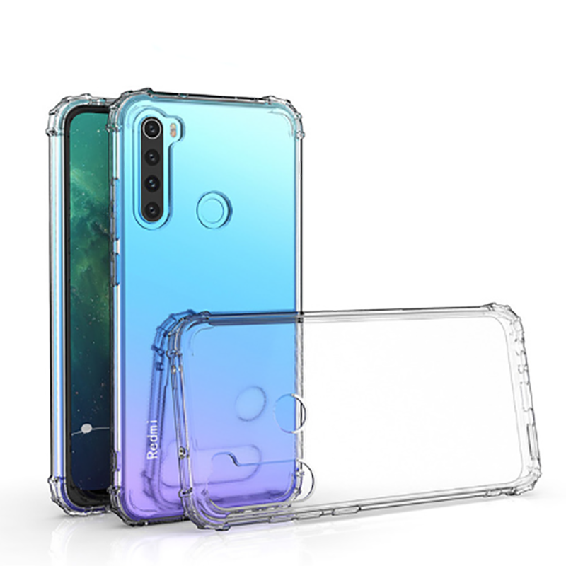 Xiaomi Redmi Note 8T Kılıf Zore Nitro Anti Shock Silikon Renksiz