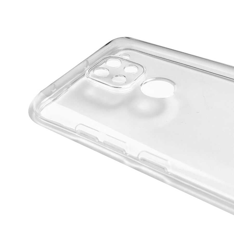 Xiaomi Redmi Note 9 Kılıf Zore Kamera Korumalı Süper Silikon Kapak Renksiz