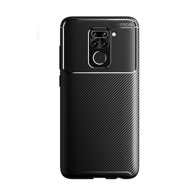 Xiaomi Redmi Note 9 Kılıf Zore Negro Silikon Kapak Kahverengi