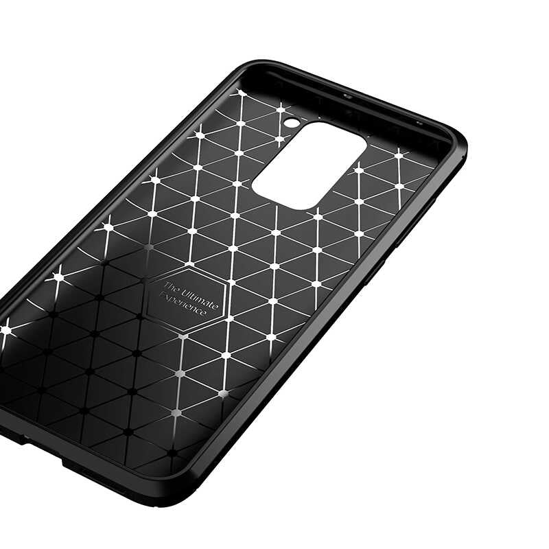 Xiaomi Redmi Note 9 Kılıf Zore Negro Silikon Kapak Siyah