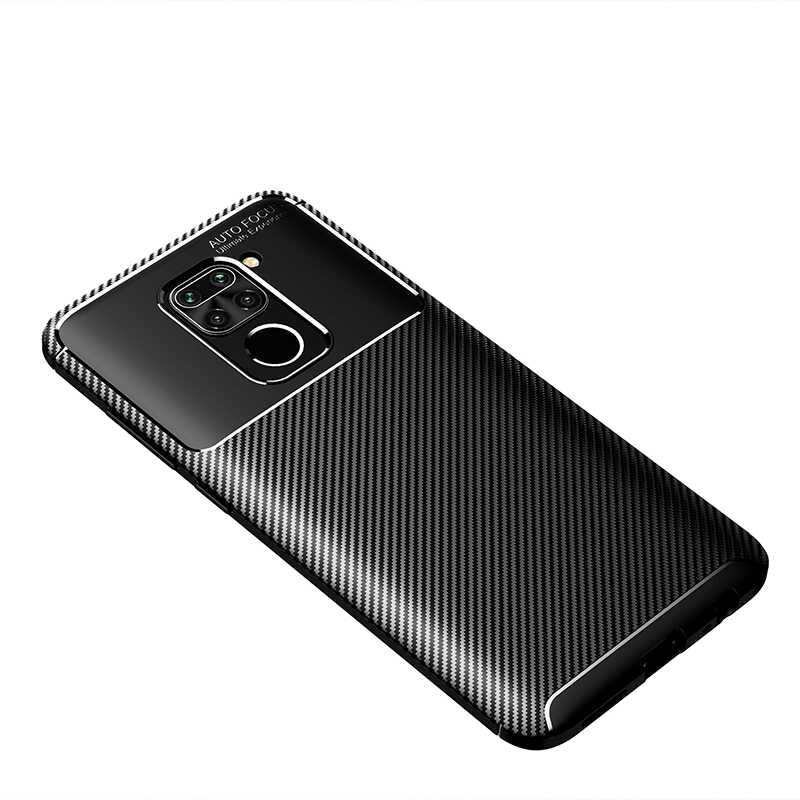 Xiaomi Redmi Note 9 Kılıf Zore Negro Silikon Kapak Siyah