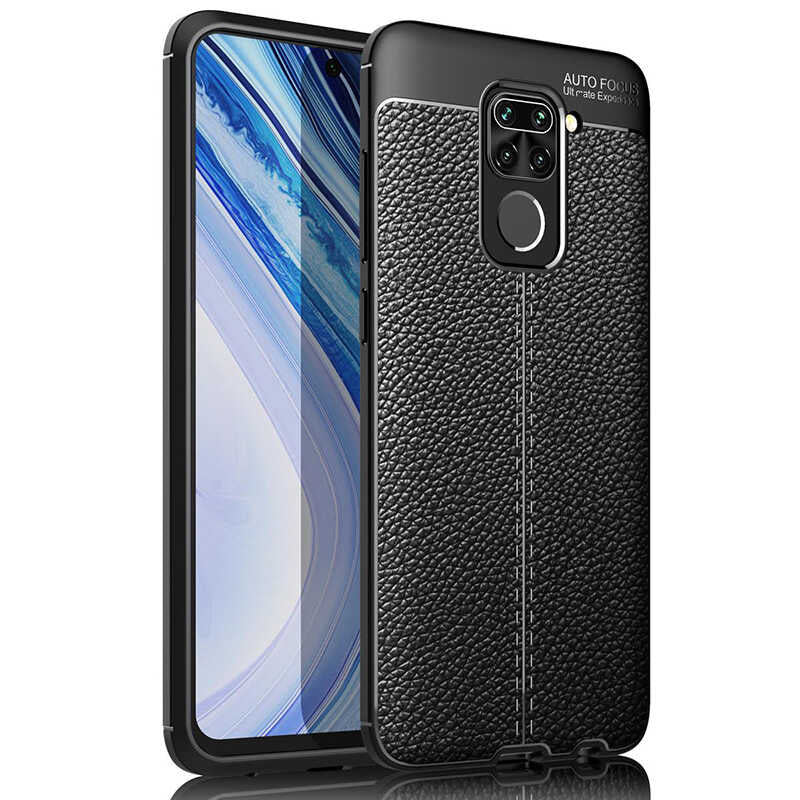 Xiaomi Redmi Note 9 Kılıf Zore Niss Silikon Kapak Siyah