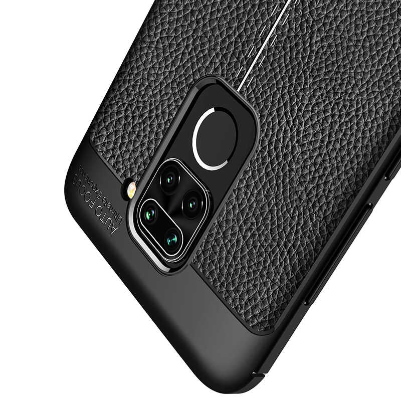 Xiaomi Redmi Note 9 Kılıf Zore Niss Silikon Kapak Siyah