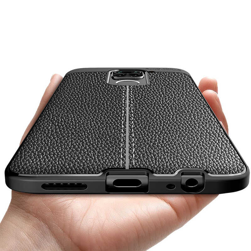 Xiaomi Redmi Note 9 Kılıf Zore Niss Silikon Kapak Siyah