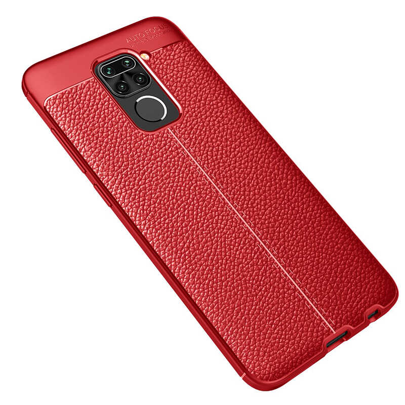 Xiaomi Redmi Note 9 Kılıf Zore Niss Silikon Kapak Kırmızı