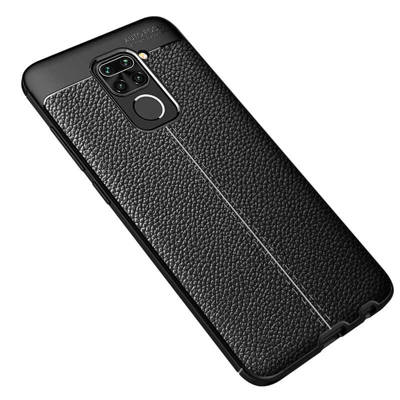 Xiaomi Redmi Note 9 Kılıf Zore Niss Silikon Kapak Siyah