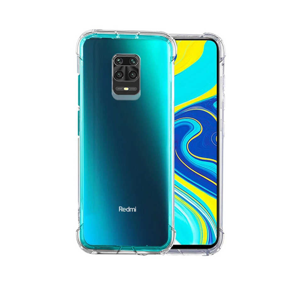 Xiaomi Redmi Note 9 Kılıf Zore Nitro Anti Shock Silikon Renksiz