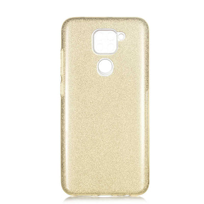 Xiaomi Redmi Note 9 Kılıf Zore Shining Silikon Gold