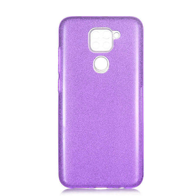 Xiaomi Redmi Note 9 Kılıf Zore Shining Silikon Mor