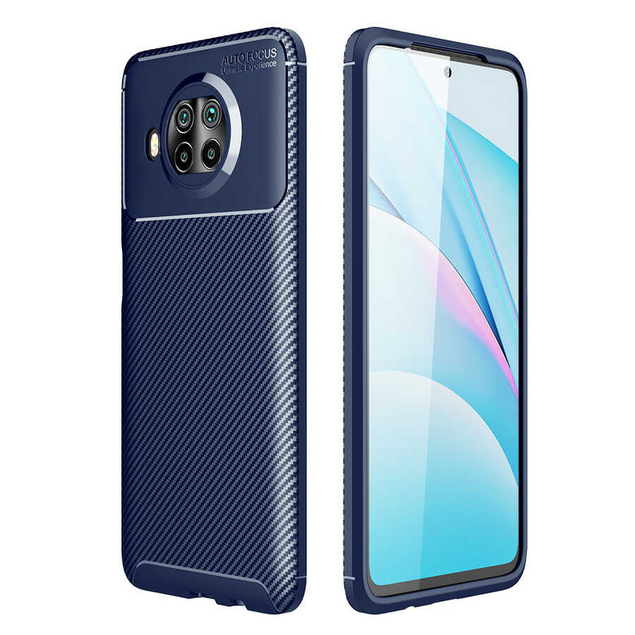 Xiaomi Redmi Note 9 Pro 5G Kılıf Zore Negro Silikon Kapak Lacivert