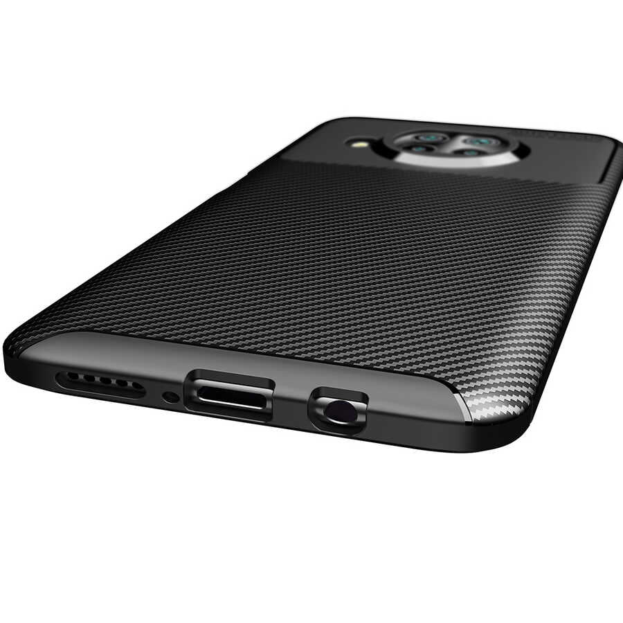 Xiaomi Redmi Note 9 Pro 5G Kılıf Zore Negro Silikon Kapak Lacivert