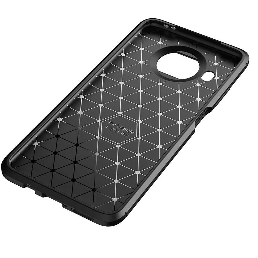 Xiaomi Redmi Note 9 Pro 5G Kılıf Zore Negro Silikon Kapak Kahverengi