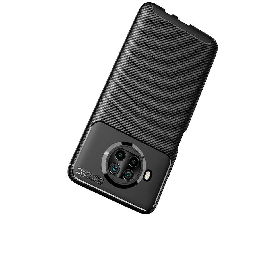 Xiaomi Redmi Note 9 Pro 5G Kılıf Zore Negro Silikon Kapak Kahverengi