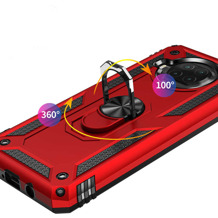Xiaomi Redmi Note 9 Pro 5G Kılıf Zore Vega Kapak Gri