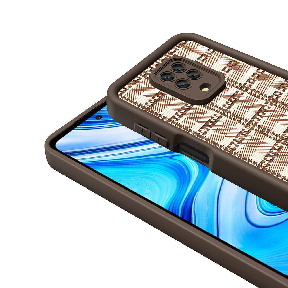 Xiaomi Redmi Note 9 Pro Kılıf Kamera Korumalı Baskılı Arka Yüzey Zore Klas Kapak Beyaz
