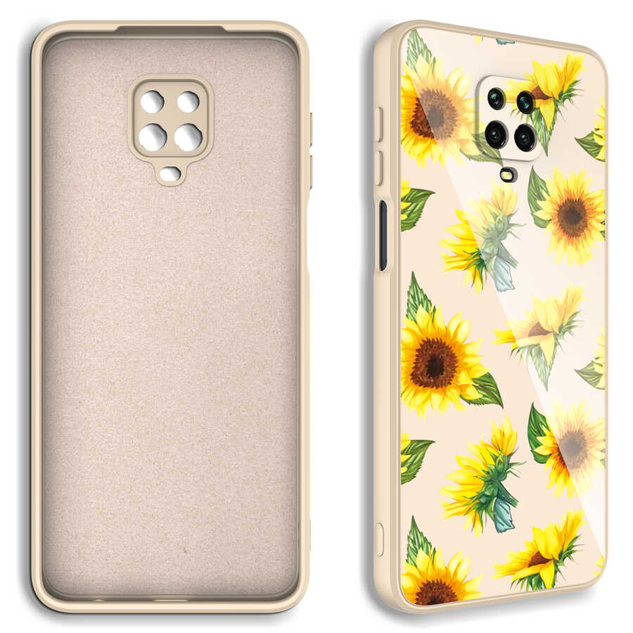 Xiaomi Redmi Note 9 Pro Kılıf Kamera Korumalı Desenli Sert Silikon Zore Epoksi Kapak NO5