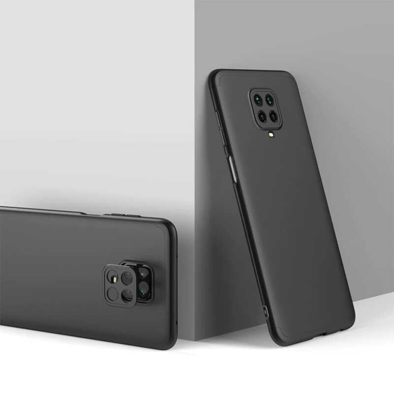Xiaomi Redmi Note 9 Pro Kılıf Zore Ays Kapak Siyah