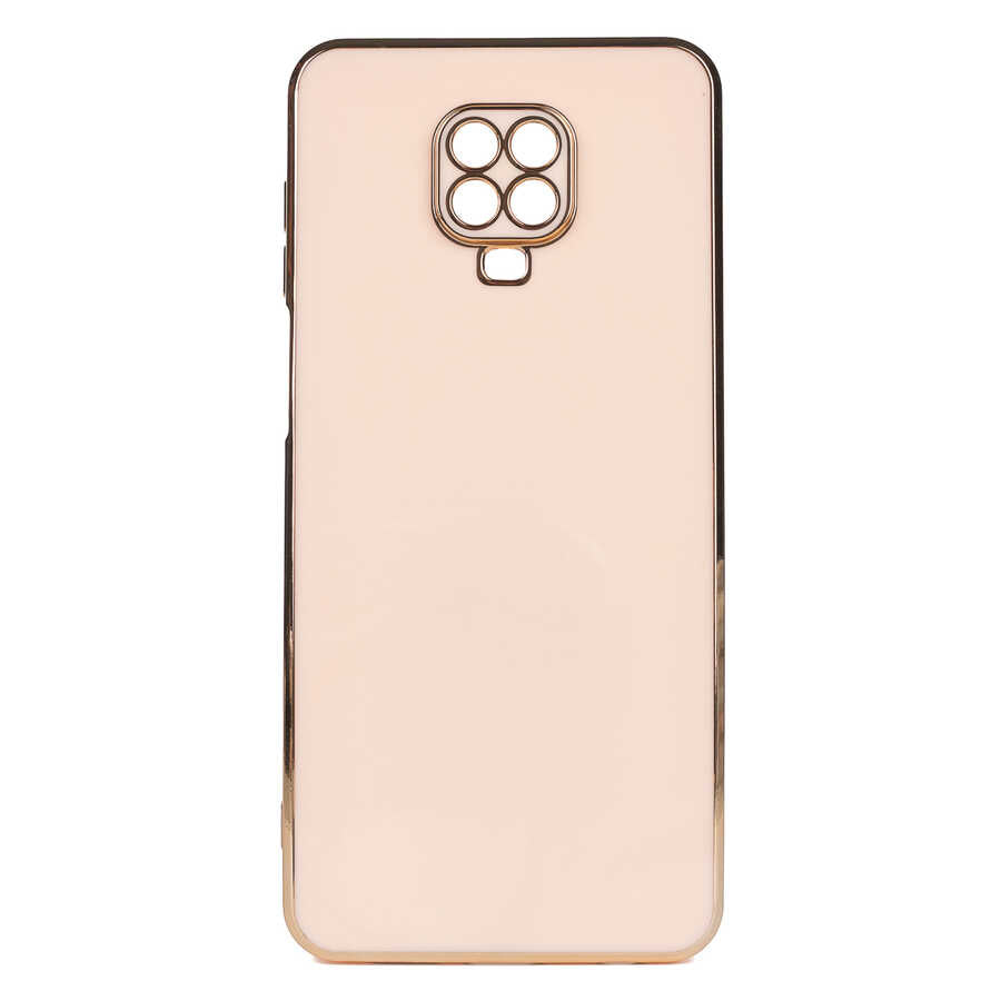 Xiaomi Redmi Note 9 Pro Kılıf Zore Bark Kapak Rose Gold