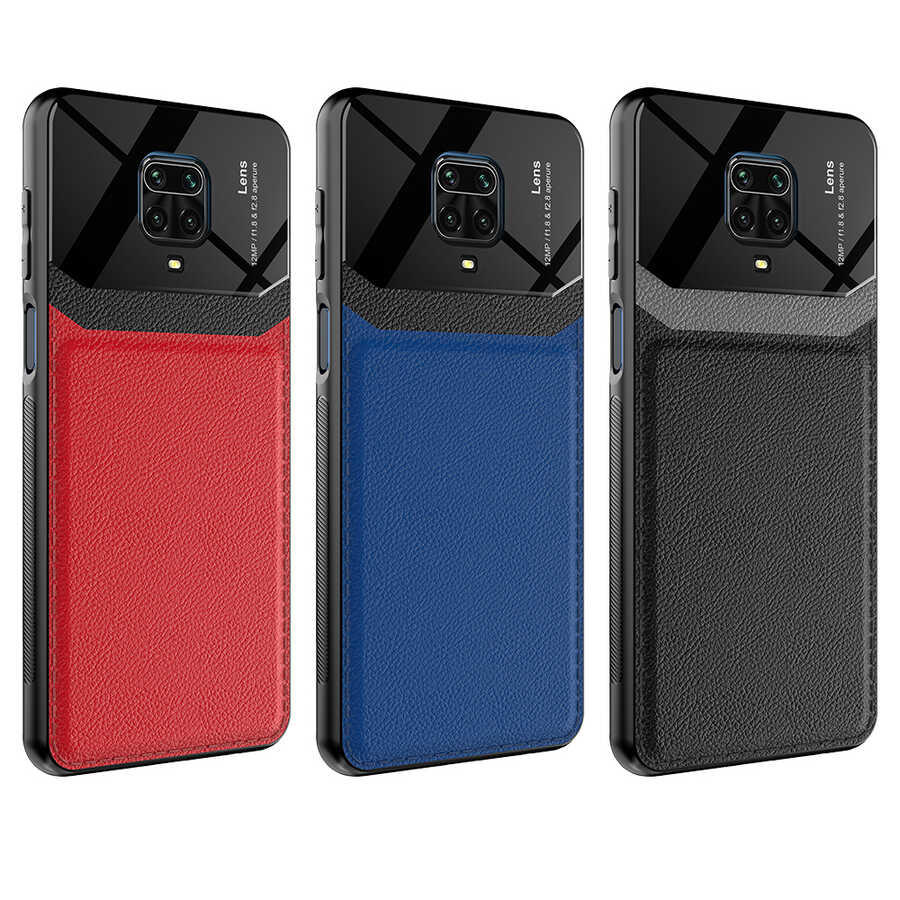 Xiaomi Redmi Note 9 Pro Kılıf Zore Emiks Kapak Siyah