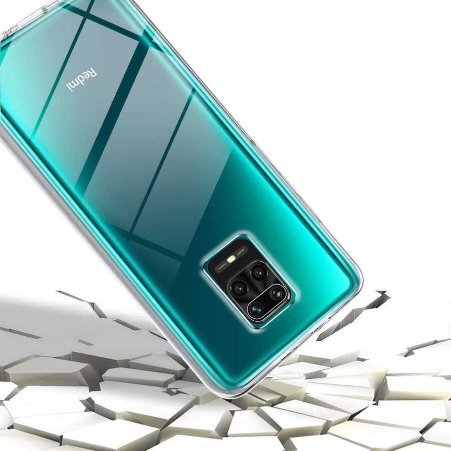 Xiaomi Redmi Note 9 Pro Kılıf Zore Enjoy Kapak Renksiz