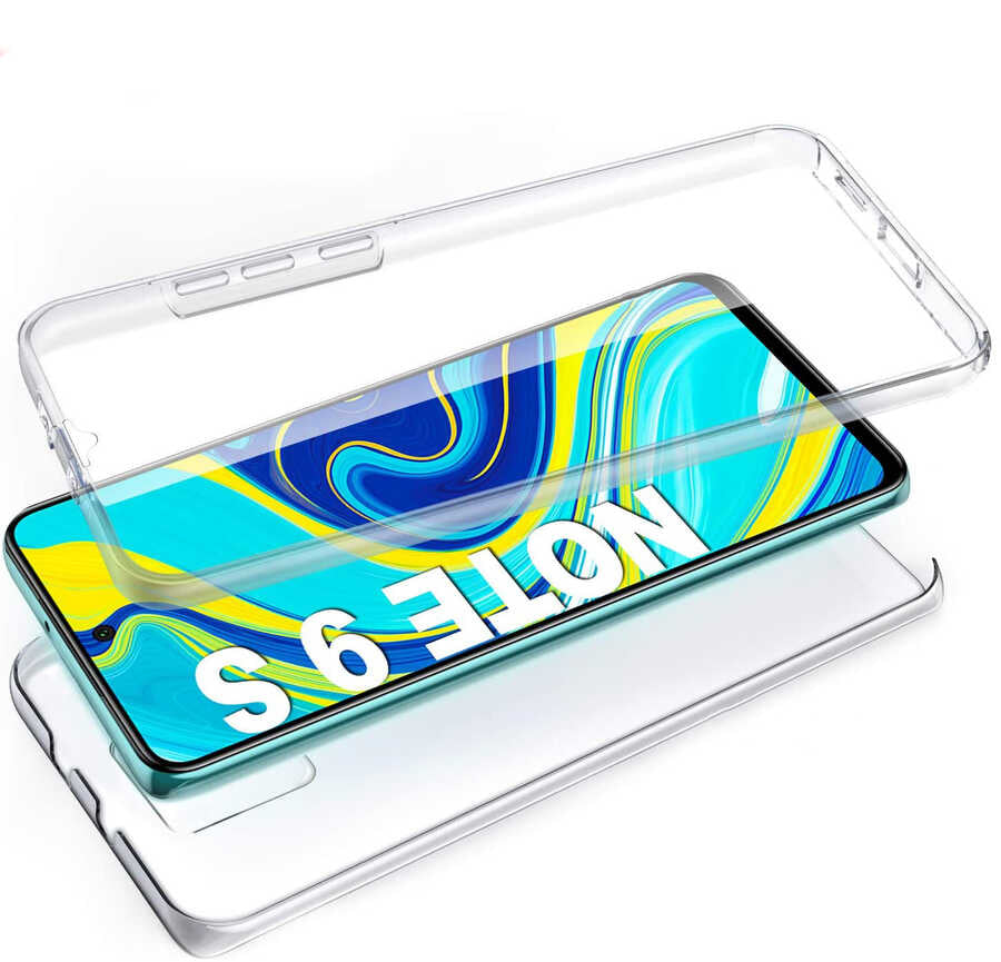 Xiaomi Redmi Note 9 Pro Kılıf Zore Enjoy Kapak Renksiz