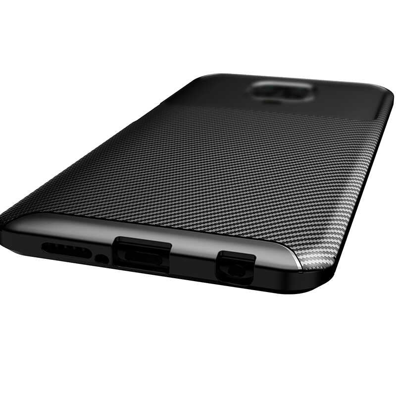 Xiaomi Redmi Note 9 Pro Kılıf Zore Negro Silikon Kapak Lacivert