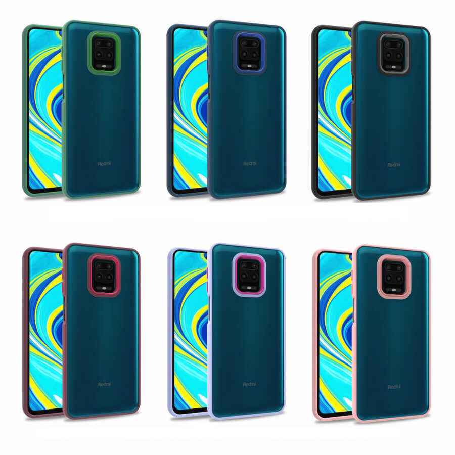 Xiaomi Redmi Note 9S Kılıf Zore Flora Kapak Yeşil