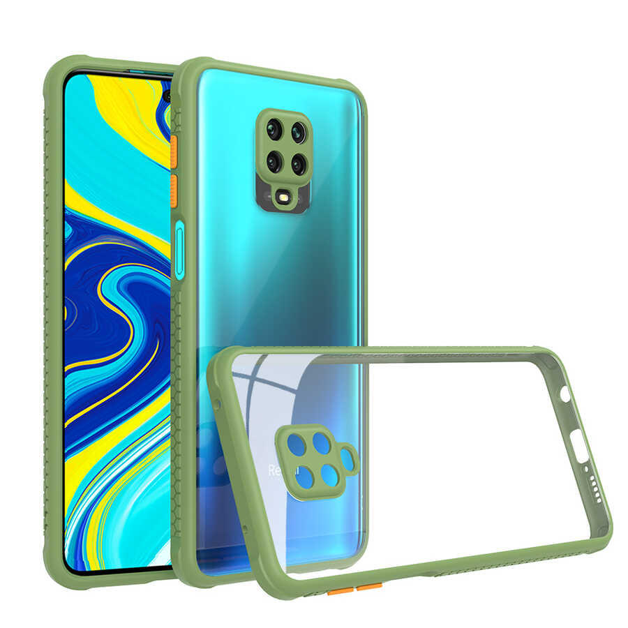 Xiaomi Redmi Note 9S Kılıf Zore Kaff Kapak Lacivert