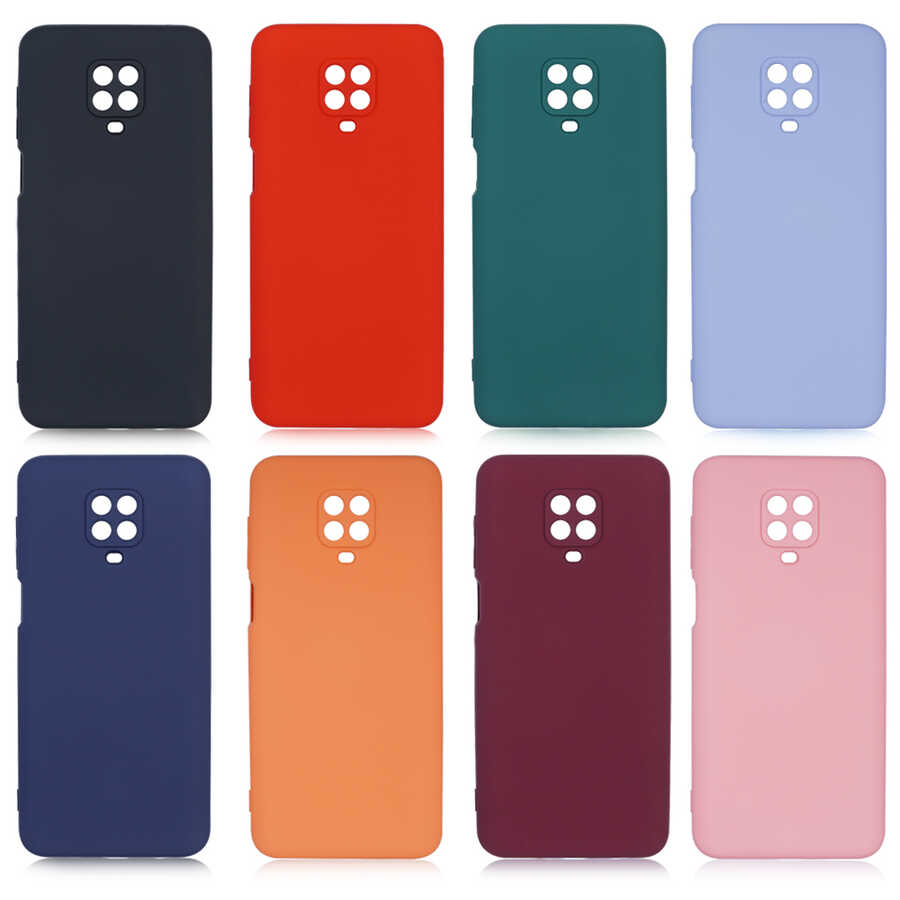 Xiaomi Redmi Note 9S Kılıf Zore Mara Lansman Kapak Turuncu