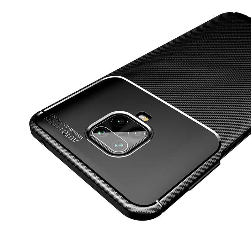 Xiaomi Redmi Note 9S Kılıf Zore Negro Silikon Kapak Lacivert
