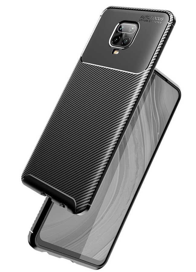 Xiaomi Redmi Note 9S Kılıf Zore Negro Silikon Kapak Lacivert