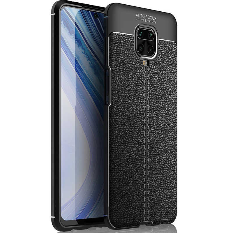 Xiaomi Redmi Note 9S Kılıf Zore Niss Silikon Kapak Siyah