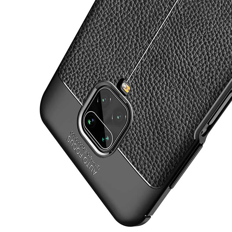 Xiaomi Redmi Note 9S Kılıf Zore Niss Silikon Kapak Lacivert
