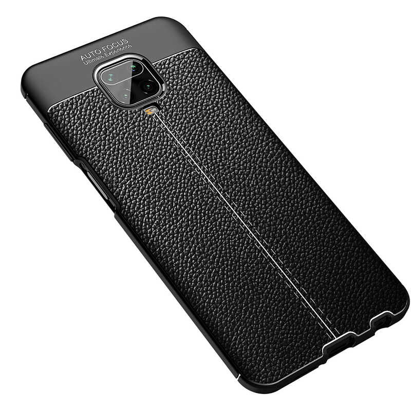 Xiaomi Redmi Note 9S Kılıf Zore Niss Silikon Kapak Siyah