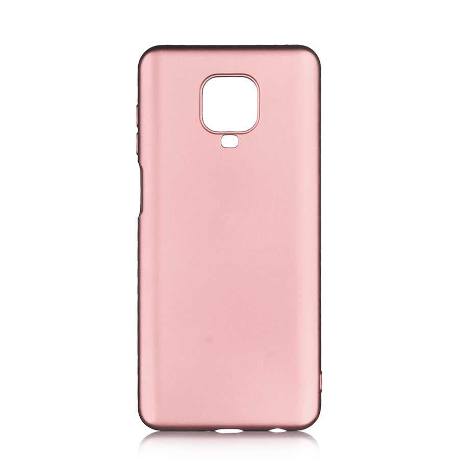 Xiaomi Redmi Note 9S Kılıf Zore Premier Silikon Kapak Rose Gold