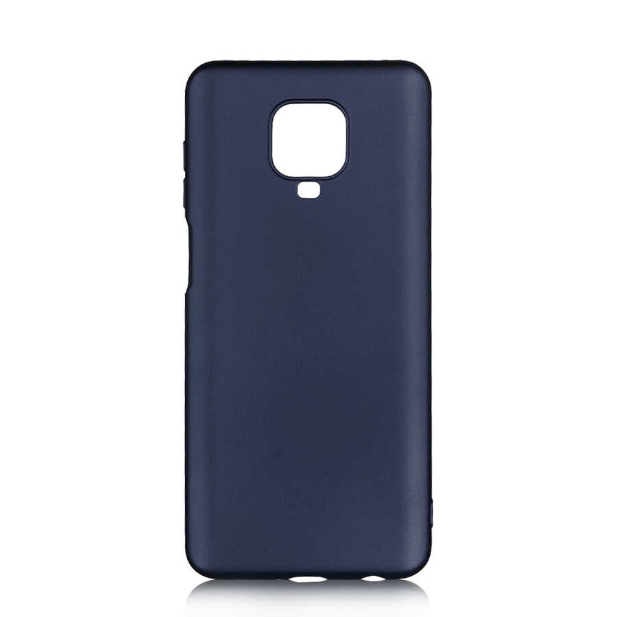 Xiaomi Redmi Note 9S Kılıf Zore Premier Silikon Kapak Lacivert