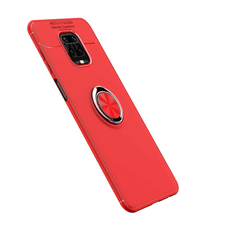 Xiaomi Redmi Note 9S Kılıf Zore Ravel Silikon Kapak Siyah