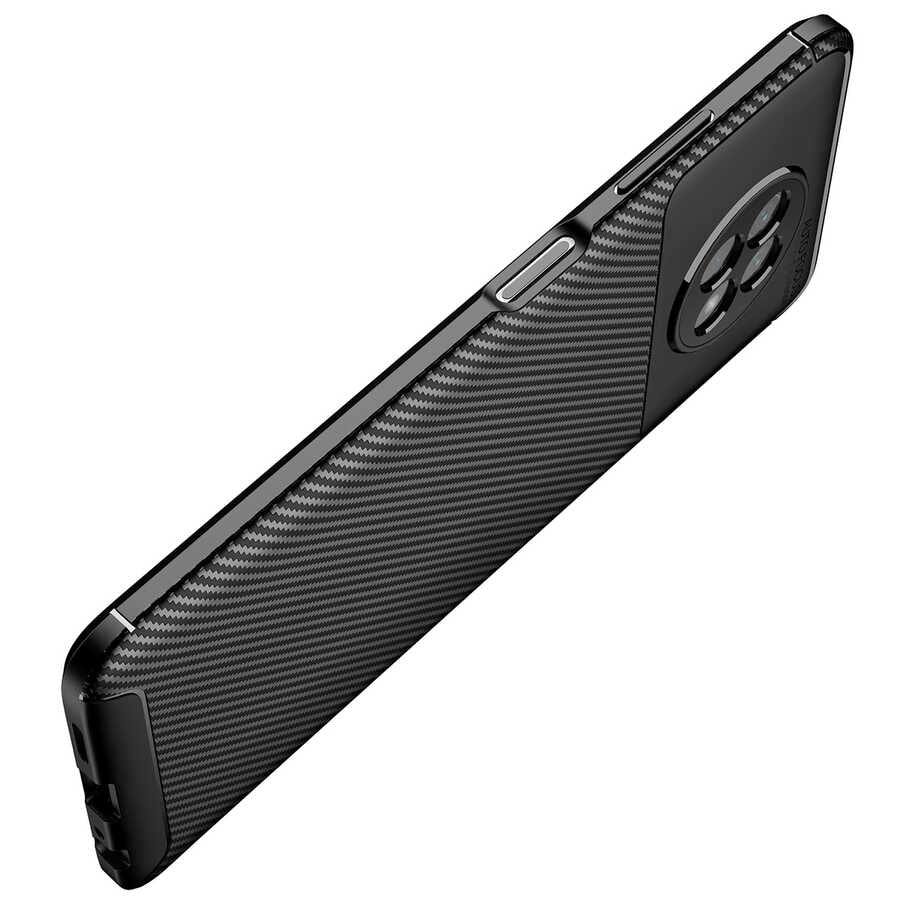 Xiaomi Redmi Note 9T Kılıf Zore Negro Silikon Kapak Siyah