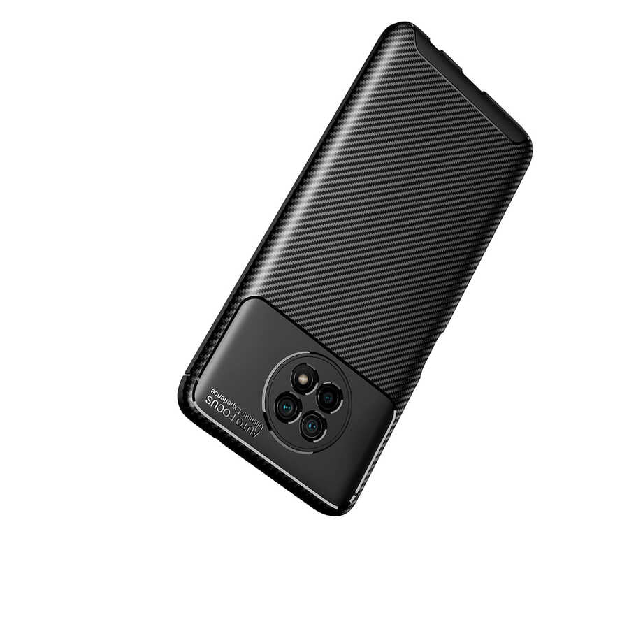 Xiaomi Redmi Note 9T Kılıf Zore Negro Silikon Kapak Kahverengi