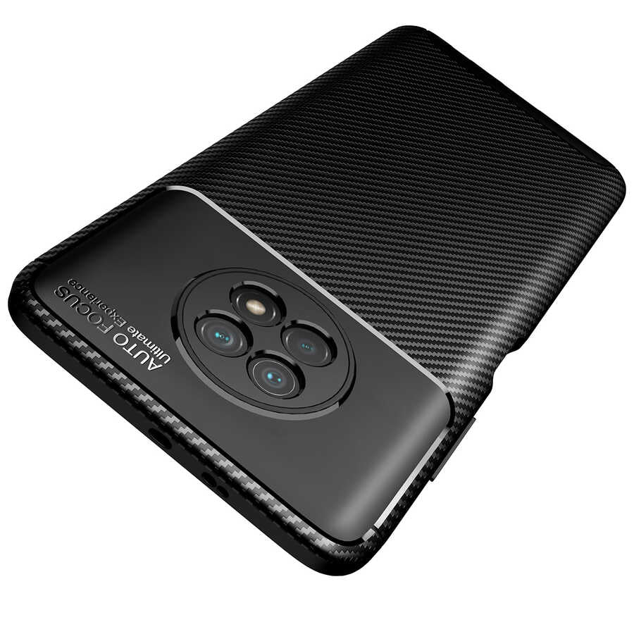 Xiaomi Redmi Note 9T Kılıf Zore Negro Silikon Kapak Siyah