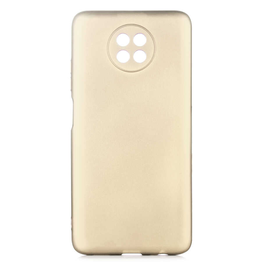 Xiaomi Redmi Note 9T Kılıf Zore Premier Silikon Kapak Gold