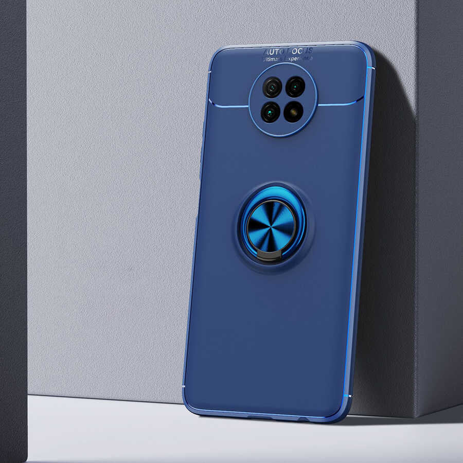 Xiaomi Redmi Note 9T Kılıf Zore Ravel Silikon Kapak Mavi