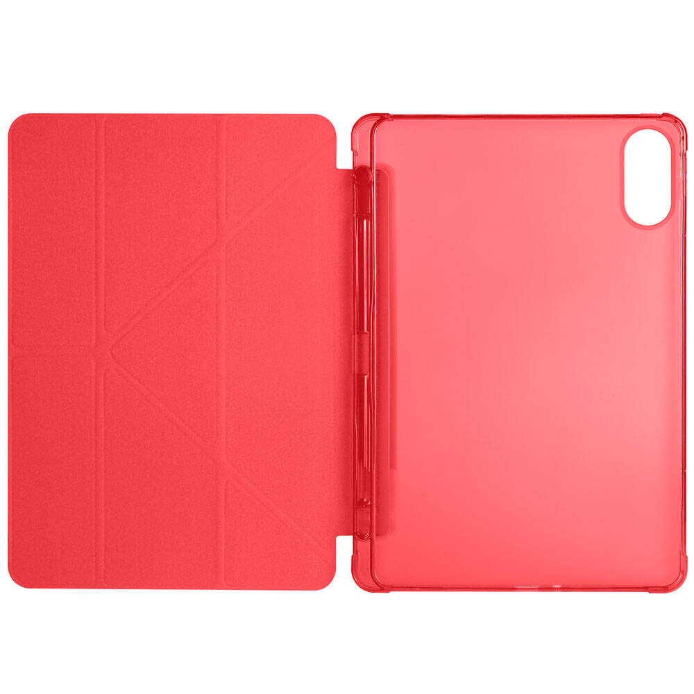 Xiaomi Redmi Pad Pro Kılıf Zore Tri Folding Kalem Bölmeli Standlı Kılıf Mor